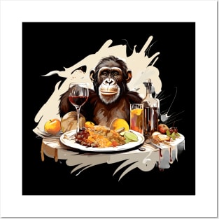 Happy Thanksgiving Monkey Posters and Art